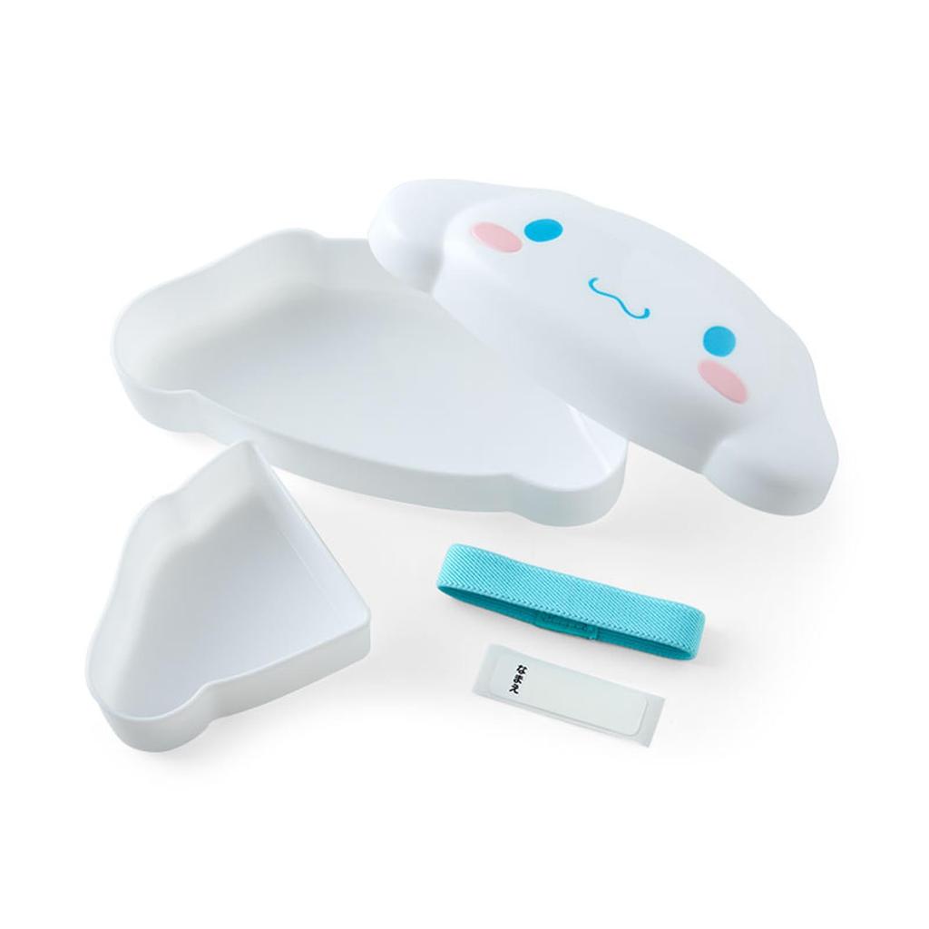 Sanrio Lunch 627917 Face-Shaped Box, Cinnamoroll, Microwave-Safe,