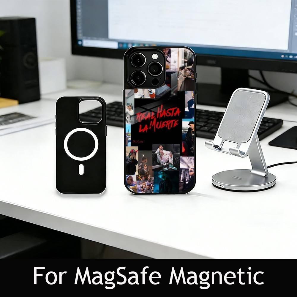 Rapper A-Anuel AA R-Real Phone Case For iPhone17,16,15,14,13,12,11 Plus,Pro Magnetic with Magsafe Wireless Charging