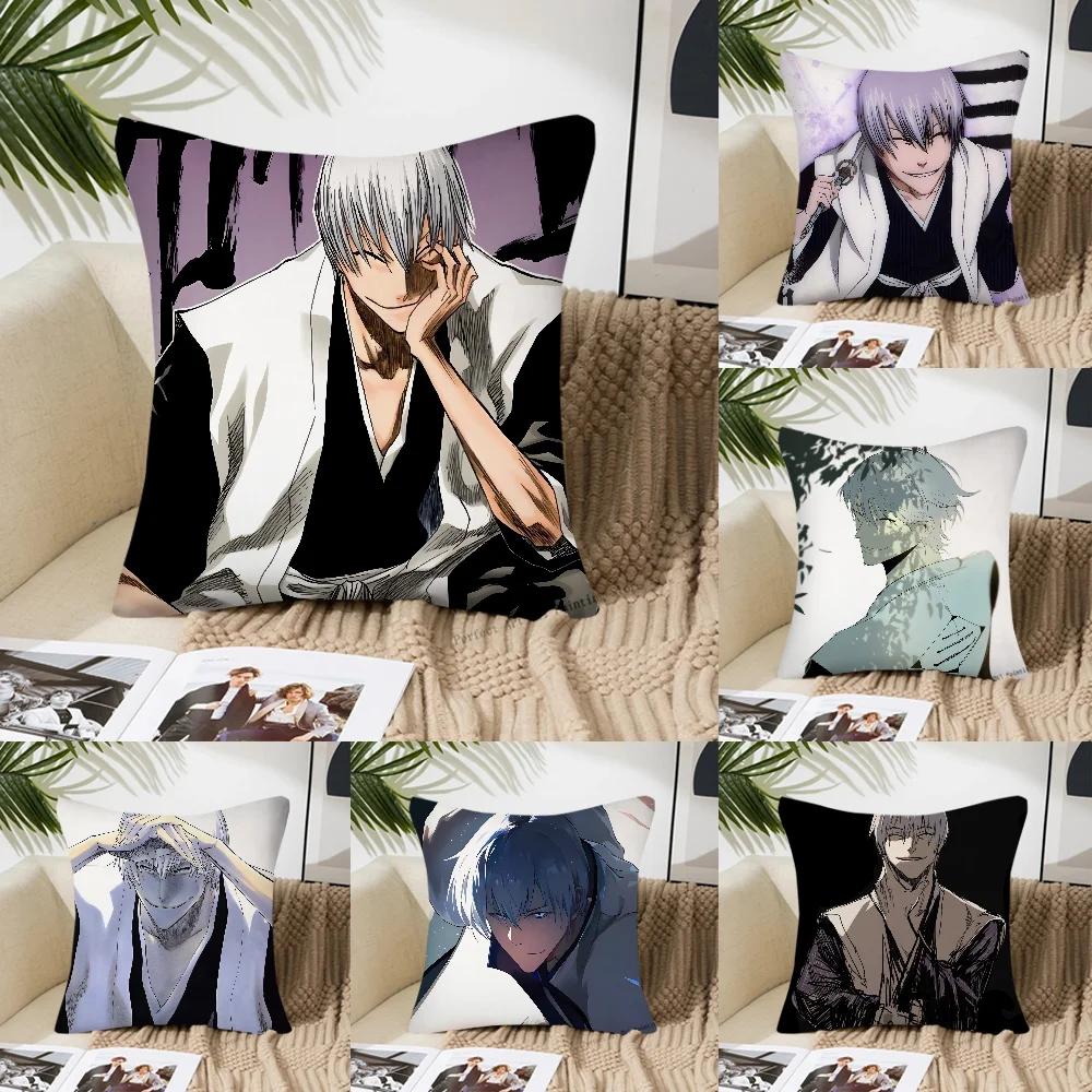Gin Ichimaru Bleach Kussensloop Vierkante Kussen Slaapkamer Bank Ontspanning Comfort Kussen Auto Woonkamer Huisdecoratie 40X40