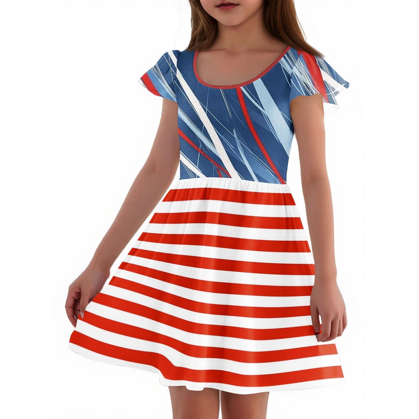 

Girls Toddler SleeveDress Dresses Casual Party School Dresses Clothes For Girls 140