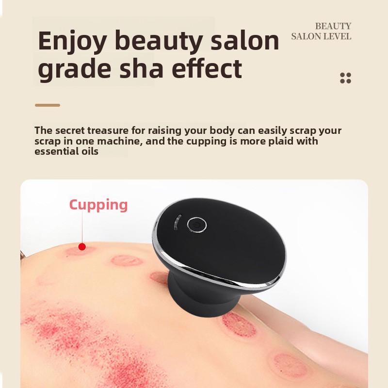 Electric Breathing Cupping Massager, Intelligent Suction and Cupping, Scraping Artifact, Household Whole Body Dredging Vacuum Cupping Device