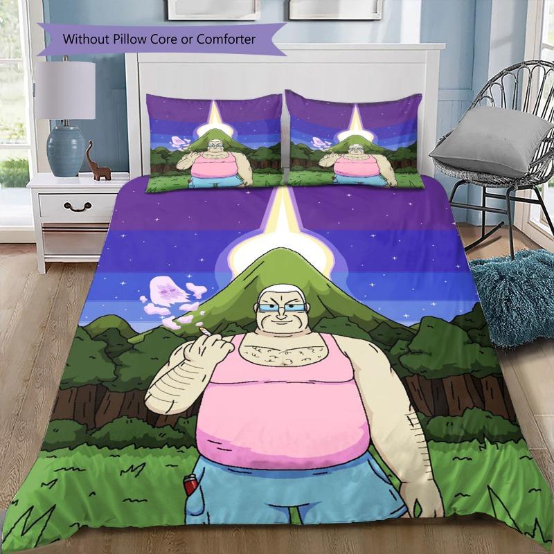 The Big Lez Show There Is Still Time 3 Pieces Bedding Set, Sasquatch Campfire Duvet Cover with Pillowcases