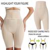 Plus Size Tummy-Control and Butt-Lifting Trousers Postpartum High-Waisted Fake Buttocks and Perky Bottom Button-Fastening Waistband Trousers