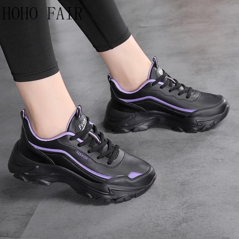 Autumn and Winter Women's Dad Shoes Sports Shoes Fashion Casual Shoes Large Size Thick Sole Height Increase Women's Shoes