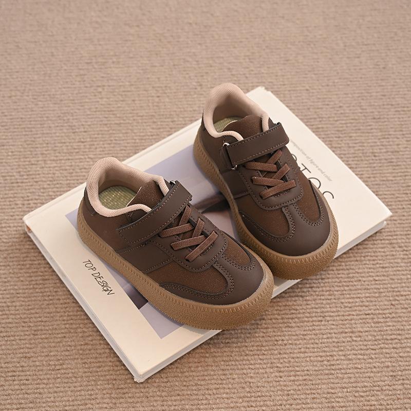 Girls Board Shoes 2025 Spring and Autumn New Children's Moral Training Shoes Boys Casual Sports Shoes Medium and Older Children's Versatile Single