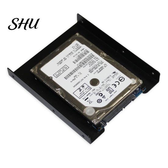 Metal 2.5 inch to 3.5 Hard Drive Bracket SSD Solid State Disk Caddy Tray