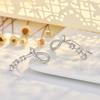 BELLA BOX High-end French Vintage Zirconia Ear Bar Clasp For Women With No Ear Holes, Featuring A Unique And Exclusive Style.
