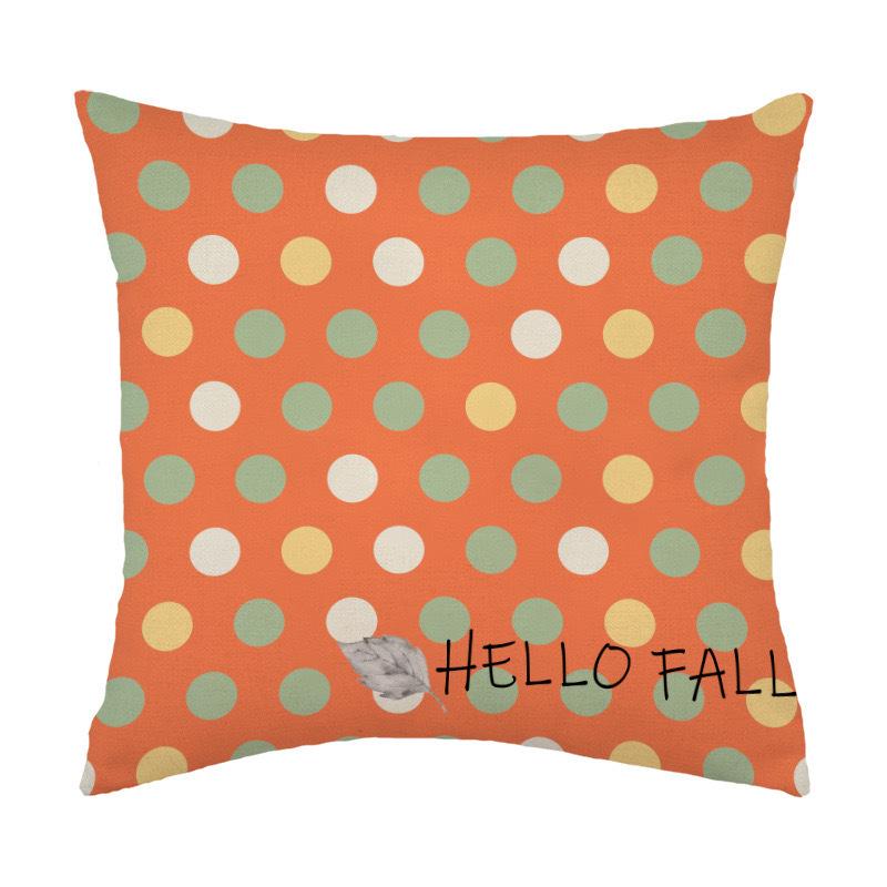 Custom Christmas Pumpkin Pillowcase - Festive Home Decor for Living Room, Sofa, or Bedroom