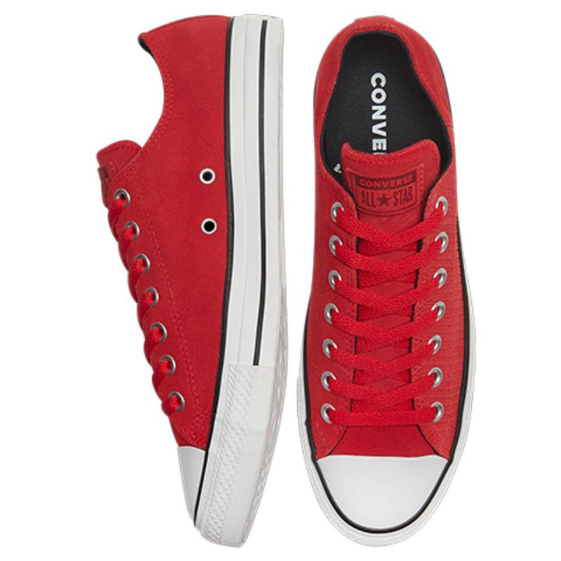 Converse Chuck Taylor All Star Comfortable, Casual and Versatile Low-Top Espadrilles Unisex Red and White