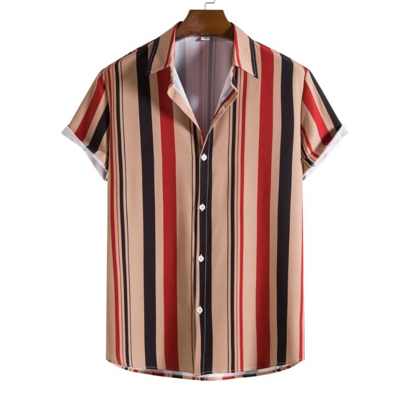 Men's Cable Knit Collar Shirt