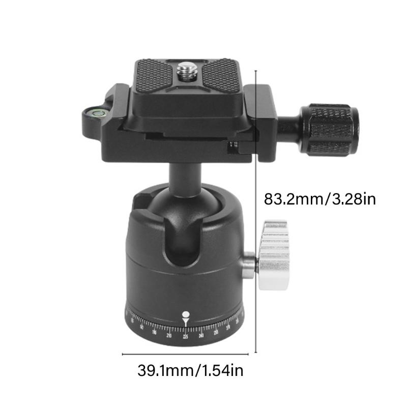 1/4 Thread Camera Ball Mount Tripods Featuring Precisions Adjustment Dials For Professional Photography