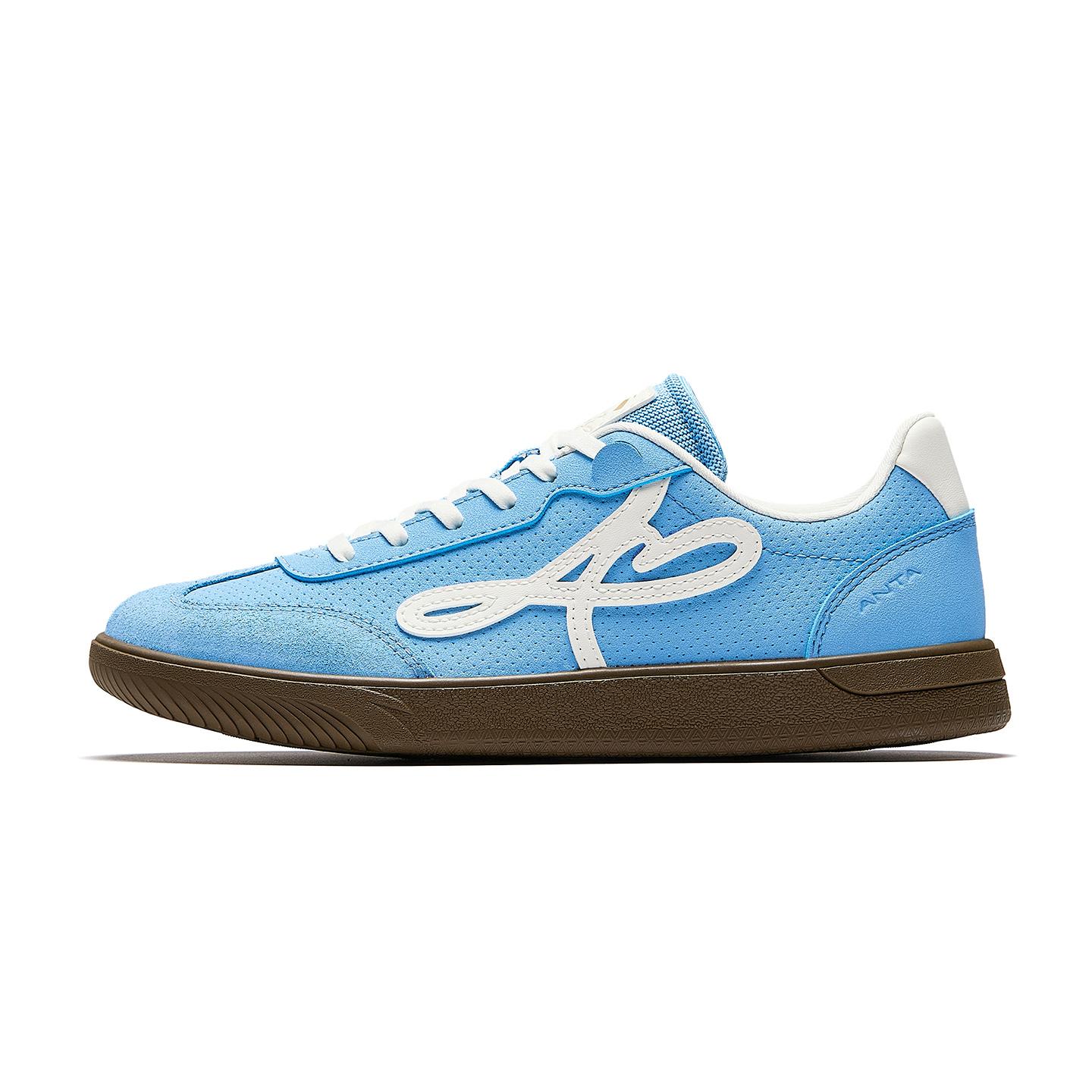 

Anta Manchester Dance Slip Resistant Abrasion Resistant Low top Skateboard Shoes Women s Blue White 922618009-8 39