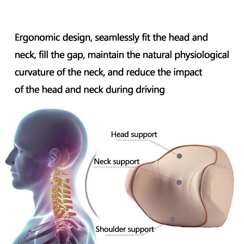 Auto Seat Head Support Protector Automobiles Seat Rest Memory Cotton Under the Neck In the Car Neck Headrest