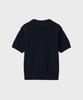 NOIRER Low Gauge Crop Half Knit (Navy)