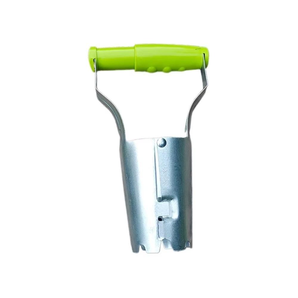 Stainless Steel Garden Seedling Transplanter Handheld Design Multifunctional Planting Seedling Planter Hole Drilling Planter