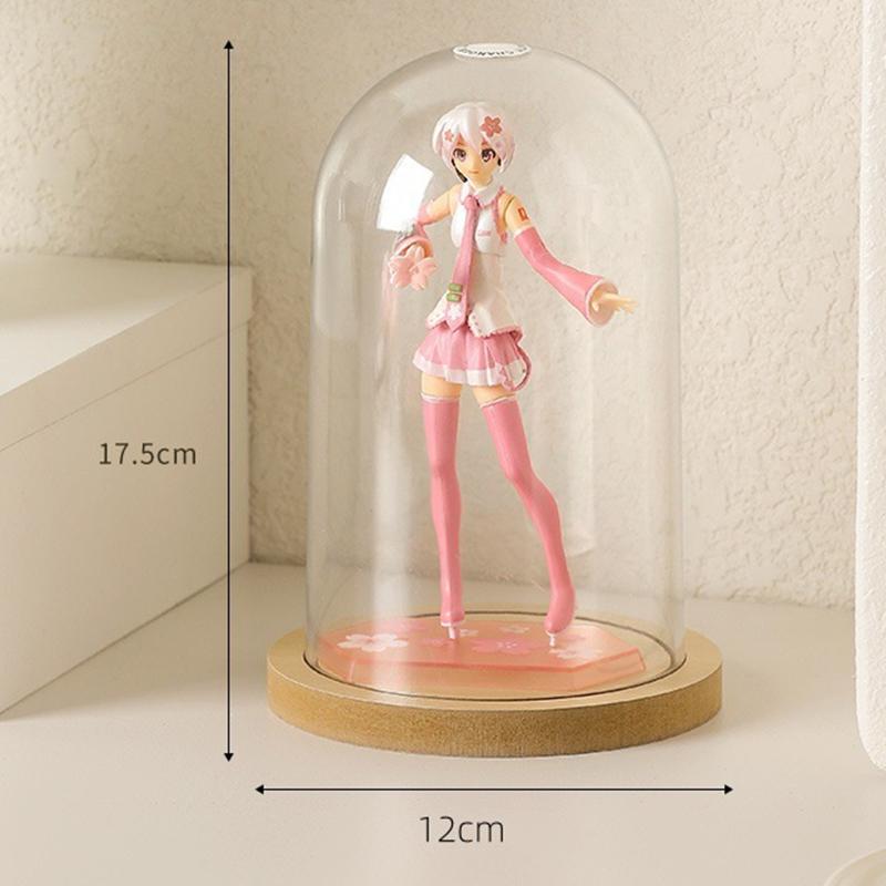 

Коробка-сюрприз Коробка для хранения фигурок Подставка для дисплея Модель фигурки куклы Прозрачная пылезащитная крышка Одинарная коробка для дисплея Pop Mart