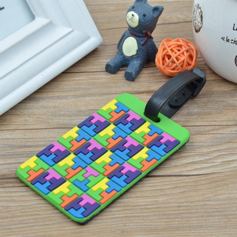Suitcase Tags Luggage Tags Baggage Backpack Soft Tags with Loop Name ID Address Card Baggage Identifier Travel Accessory