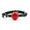 PU Leather Band Silicone Ball Oral Fixation Sex Toys for Couples Adult Games Mouth Gag Mouth Stuffed BDSM Bondage Accessories