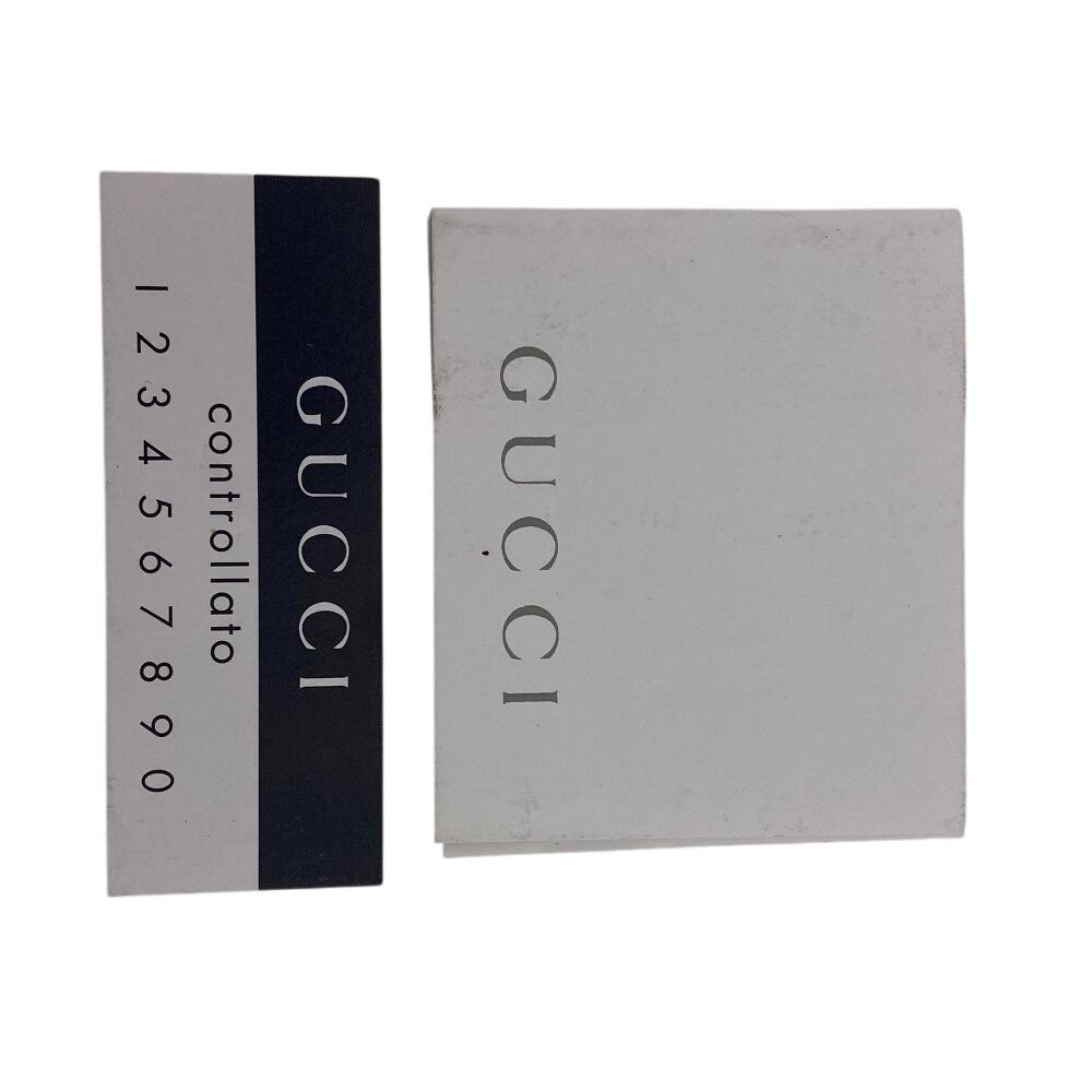 Gucci 146570 Gucci Sima Leather Coin Case Black Leather Used