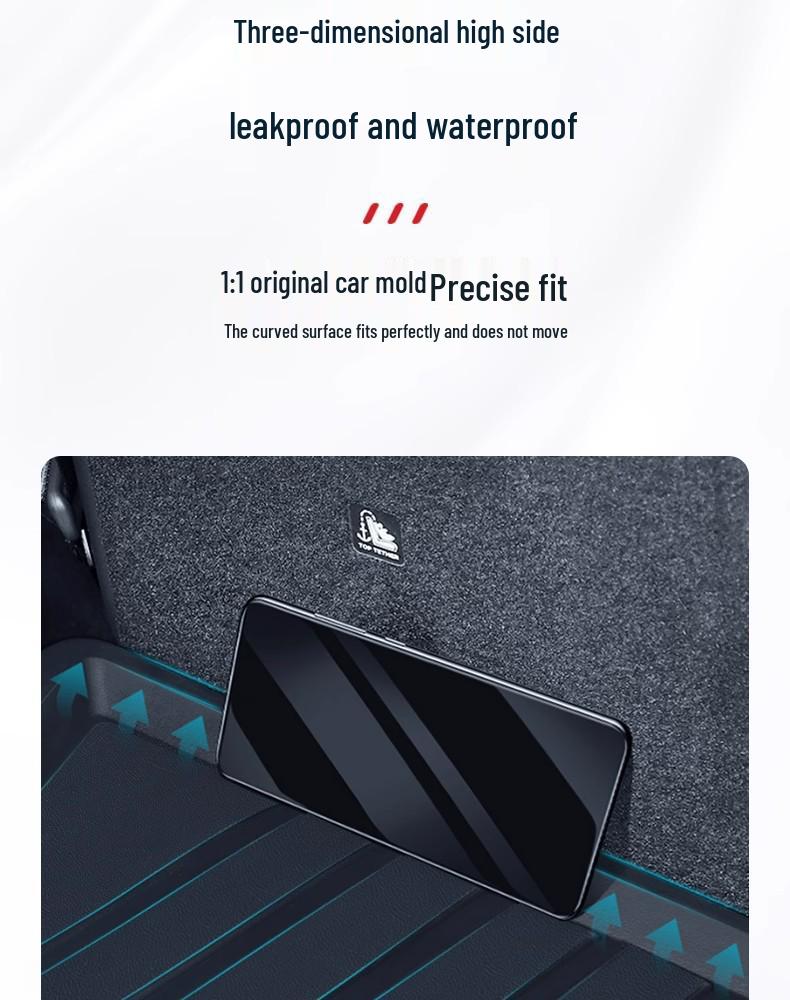 Tesla Model 3/Y Trunk Mats: Updated Front & Rear TPE Protective Accessories