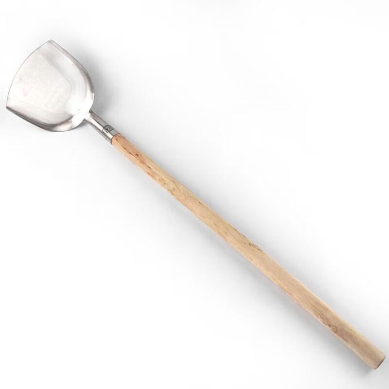 

Large Stainless Steel Wok Spatula with Wooden Handle