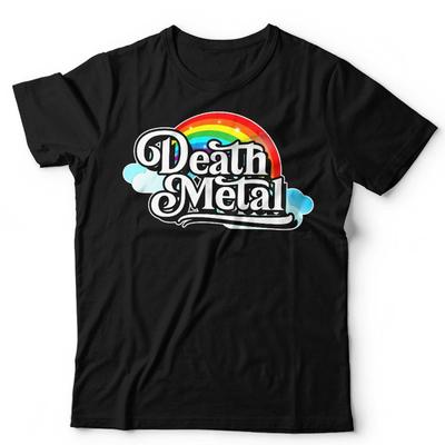 Funny Death Metal Tshirt Unisex Kids  Ladies Cute Tee Festival Rock Music Fan