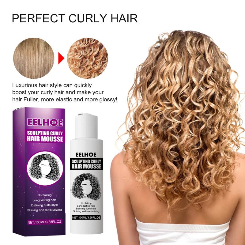 Stylingová pěna s elastinem pro kudrnaté vlasy Nature Volume Styling Hydratační Nadýchaná Zahušťující Vyživující Zvýraznění Vlasů Definiční Gel Krém