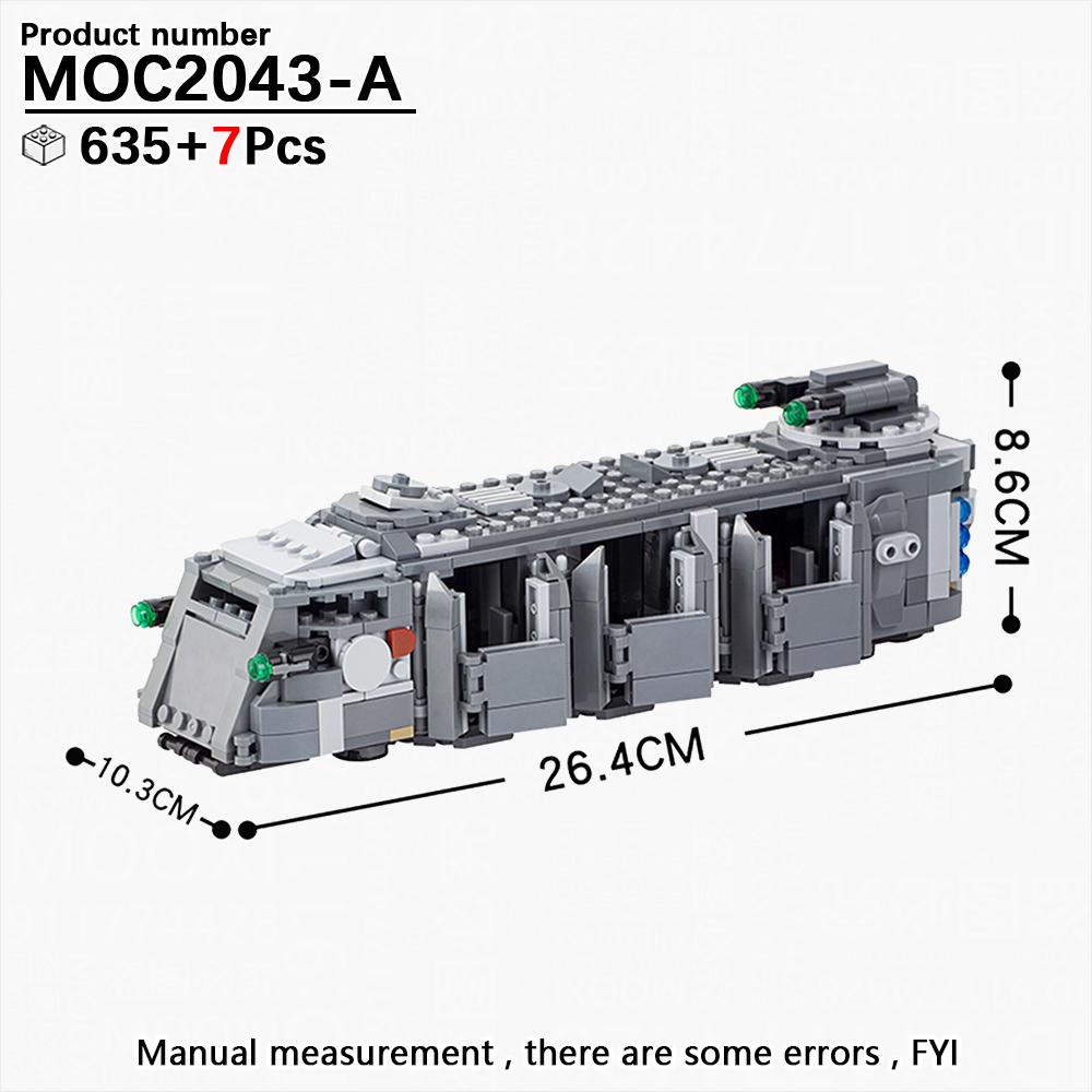 MOOXI Most Complete Space War Tank Personnel Carriers Adult Building Blocks Set MOC Brick Model Kit DIY Diorama Toy For Boy Gift