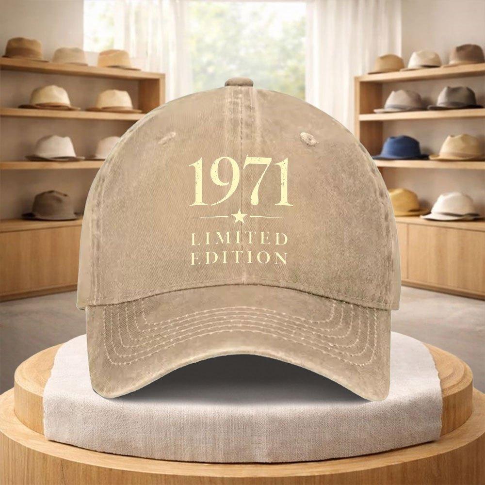 Limited Edition Adjustable Baseball Cap Lightweight Vintage Hat for Unisex Women Street Style Hiking Festival Gift