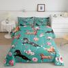 Erosebridal Sun and Moon Comforter Set Queen,Black and White Bedding Set for Kids Boys Girls,Psychedelic Tree of Life Down Comforter,Galaxy