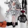 Halloweenský kostým Gotické šaty nevěsty ducha Šaty čarodějnice temného větru Kostým upíra Kostým do baru