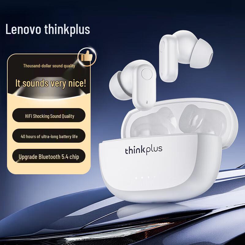 

Lenovo LP56 Noise-Cancelling Wireless Bluetooth Earbuds