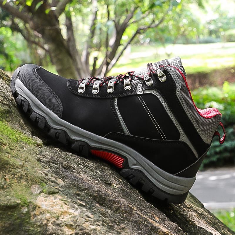 High-top Boots Men Shoes Comfortable Casual Warm Outdoor Hiking Shoes Men Soft Breathable Durable Ankle Boots Men