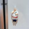 Resin Fridge Magnet Cartoon Fat Chef Magnet, Hand-painted 3D Refrigerator Picture Photo Holder for Home Office Kitchen Decoration Accessory