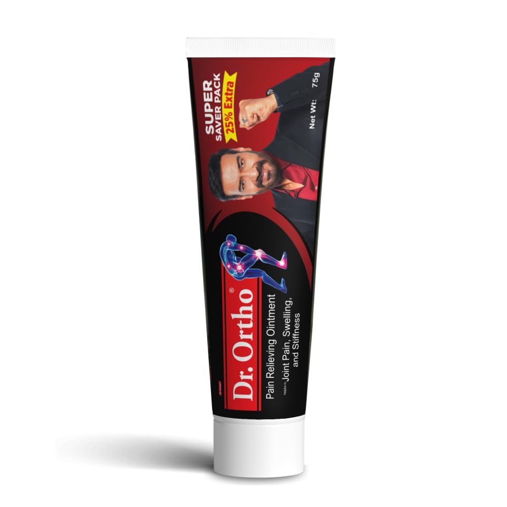 Dr.Ortho Ayurvedic Pain Relieving Ointment 30 G Pack Of 3 For Joint Neck Knee Muscle Pain Relief