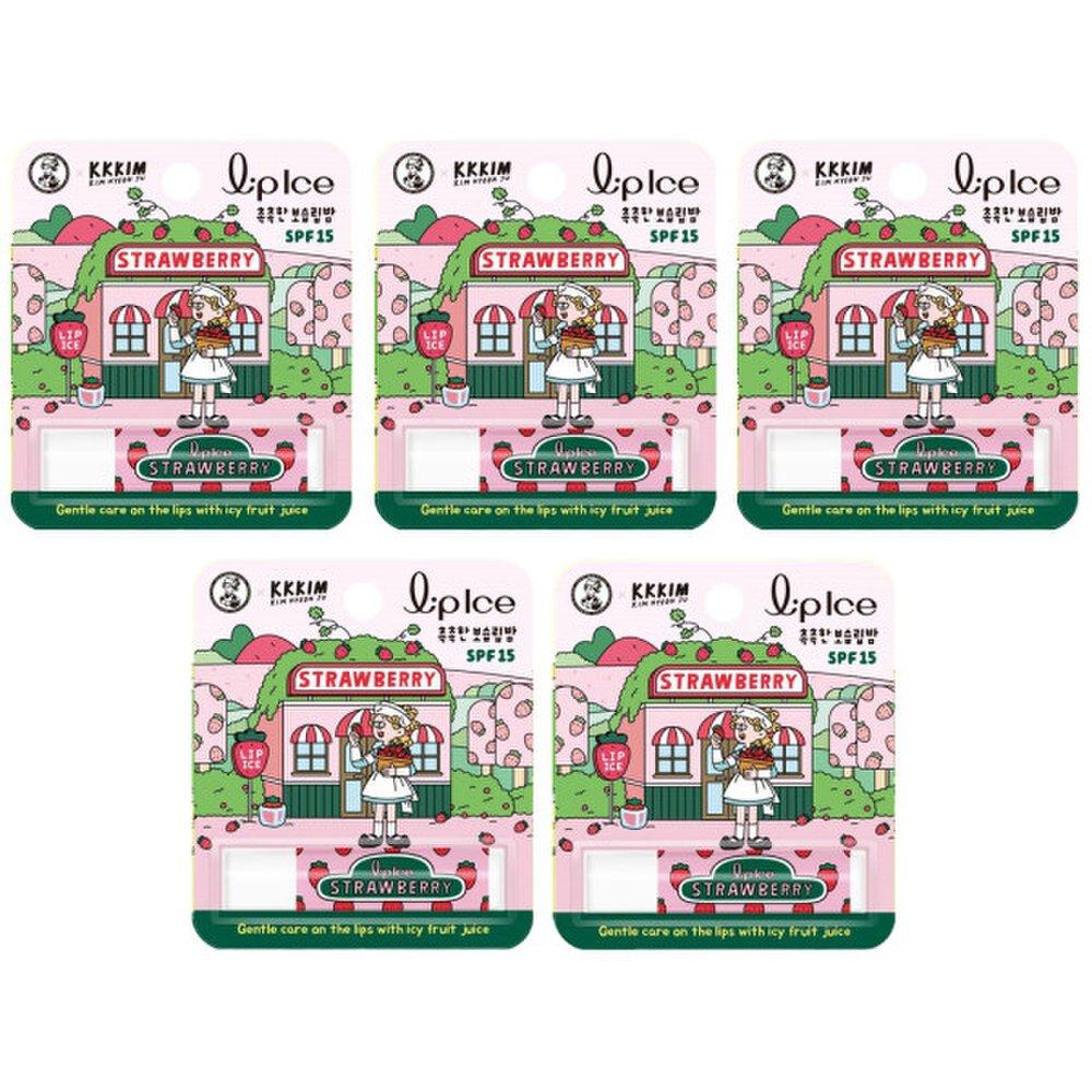 

Mentholatum Lip Balm Lipice Strawberry x 5 SPF 15 Mentholatum Lip Care