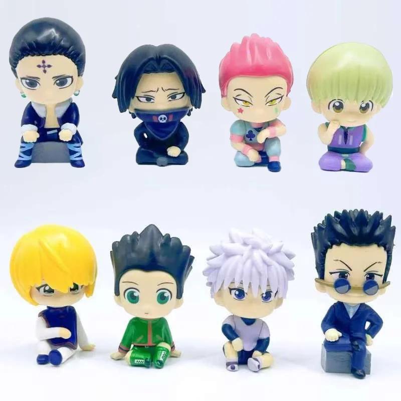 Hunter x Hunter Anime Action Figure Gon Freecss Alluka Zoldyck Chrollo Lucilfer Statuette Kurapika Playthings model doll Gift
