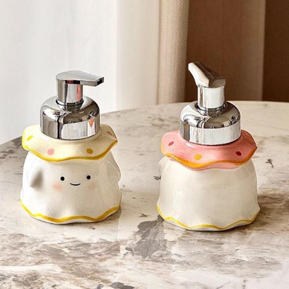 200ML Ceramic Soap Dispenser Separately Bottled Hand Sanitizer Bottle Bathroom Use