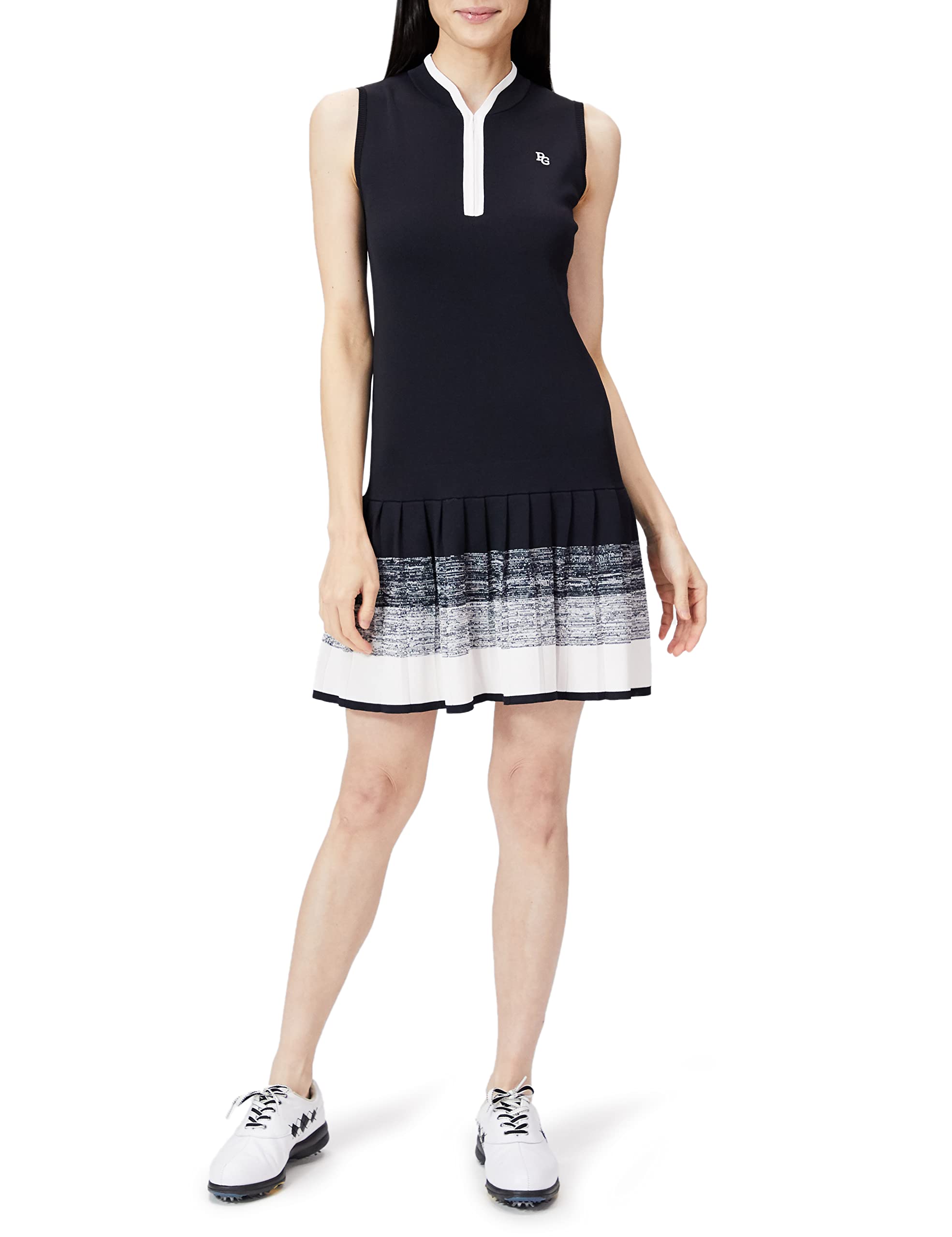 

Sleeveless Dress Light Plug 50 Navy 0 [Pearly Gates] Women s / 055-2224800 120_Dark [S]