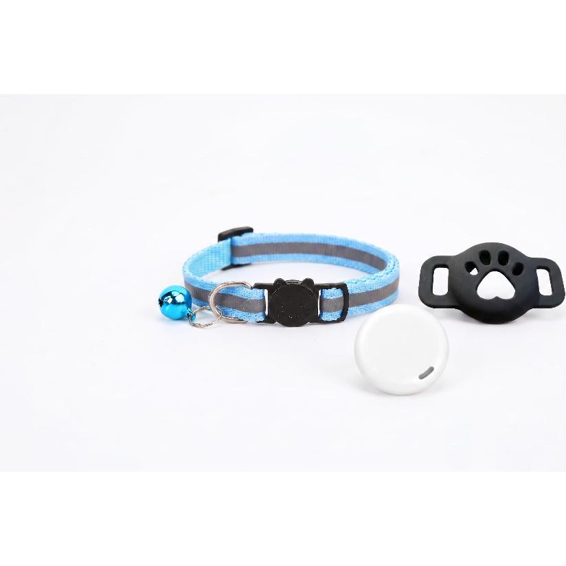 Intelligenter iOS Tracker Reflektierendes Katzenhalsband - Verstellbarer Anti-Verlust Bluetooth GPS Finder Locator Smart Tag für Katzen Kätzchen 3