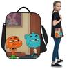 The Amazing World Of Gumball Tawog Insulated Lunch Bag Women Office Cooler Thermal Food Box Tote Portable Lunch Boxes Container