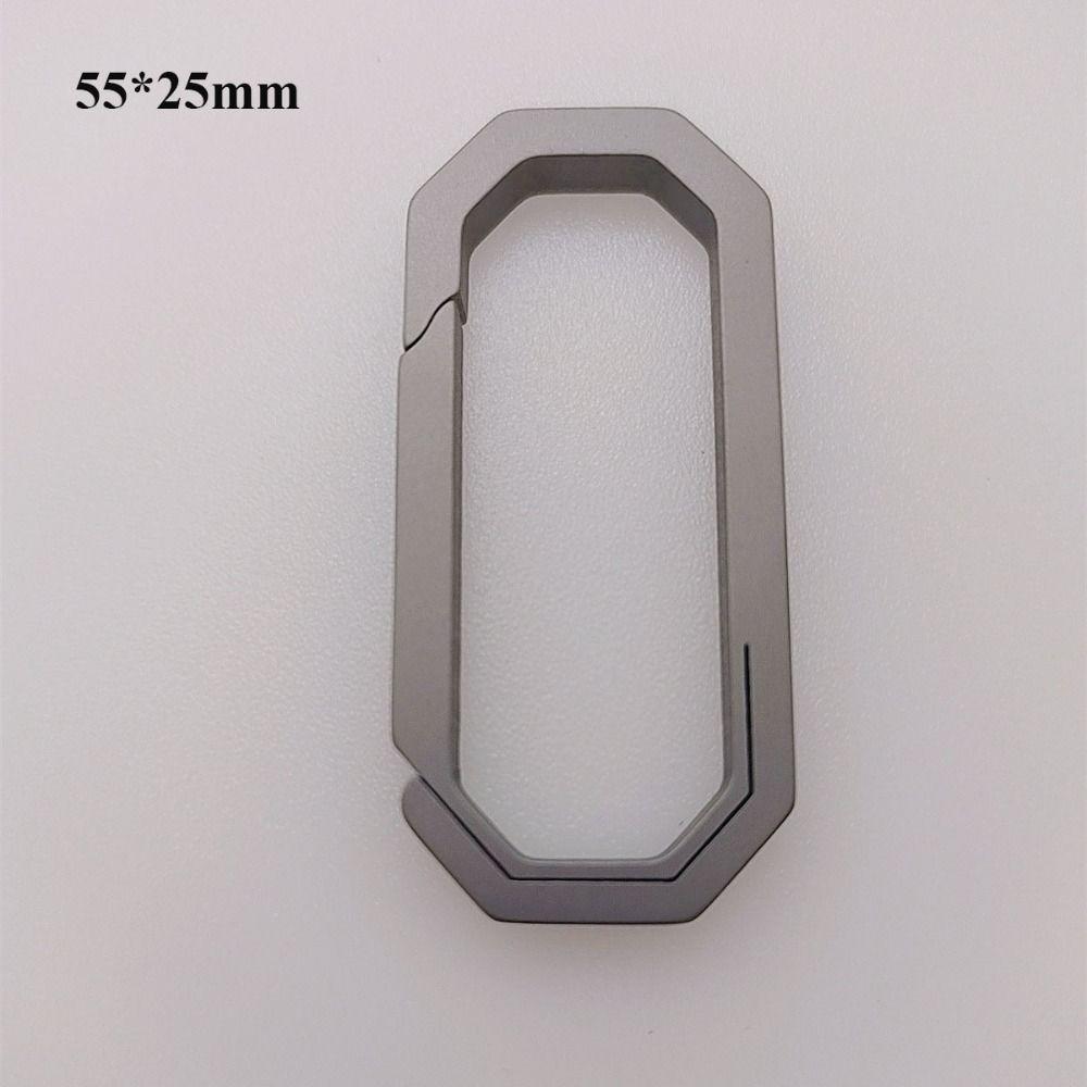 Titanium Alloy Titanium Alloy Keyrings Super Lightweight Pendant New EDC Tool  Male Creativity Gift
