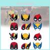 Deadpool And Wolverine Themed Paper Eyewear For Kids Party Decoration Fun Props