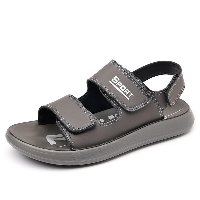 

Sandals men s 2025 summer new outer wear casual sports beach shoes non-slip trend Velcro men s sandals 38