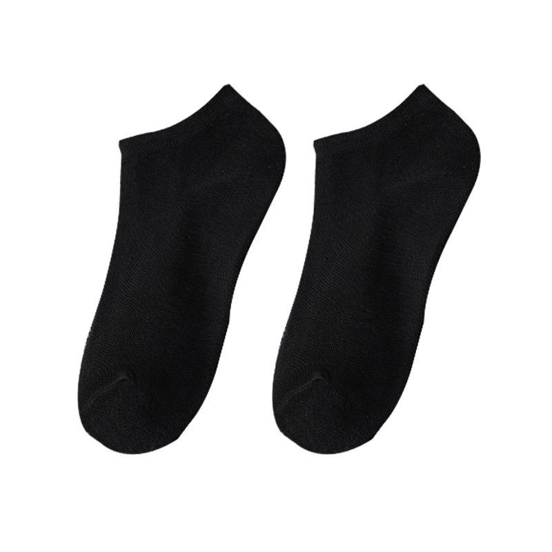 5 Pairs of Men's Summer Thin Classic Sweat Absorbing Deodorizing Invisible Sports Boat Socks