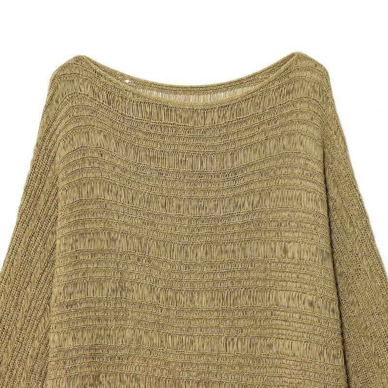 Jnleaog Spring New Arrival Women's Clothing Fashion Style French Fashion Design Streamers Knitwear