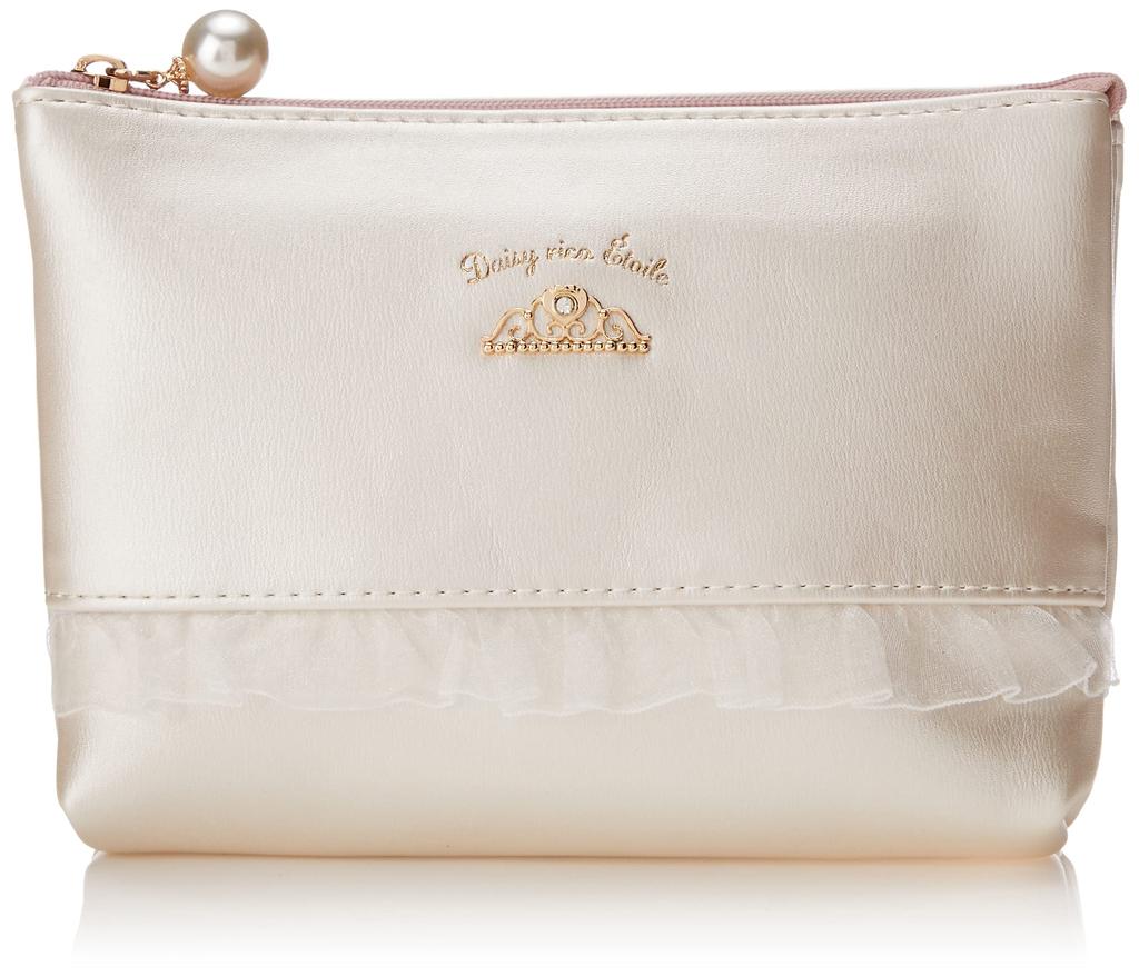 Aldi Daisy Rico Etoile Petit Princess DRE2 Double Pearl White Pouch, Women's, DRE2-16PW,