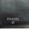 CHANEL quilting Bicolole leather Purse Silver leather Used