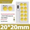 Gold Thermal Adhesive Round Sticker Paper for Lunch Box & Food Retention Labels