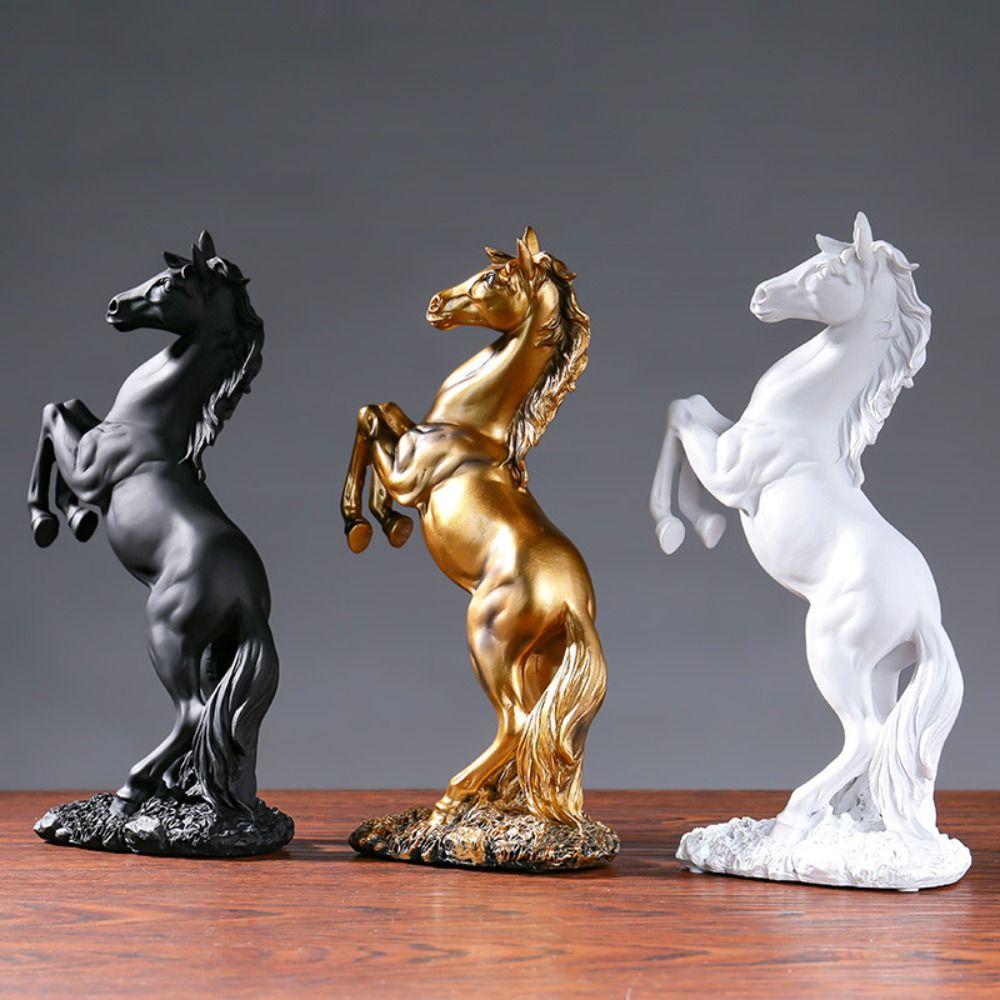 Handicraft Cool Horse Statue Modern Miniatures Figurine Nordic Style Horse Ornament  Gift